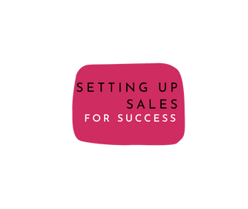 Pink Promotion Block for Setting Up for Success course